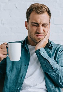 a man with a toothache near Westbrook, Me